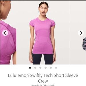 Lululemon Swiftly Tech Short Sleeve Crew - size 10